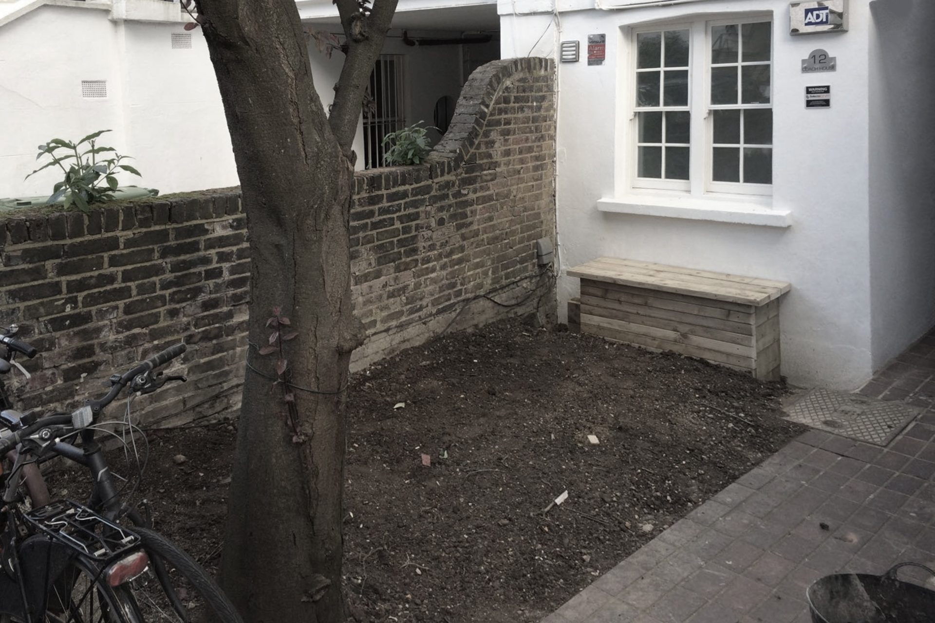 This was the state of the garden before our intervention