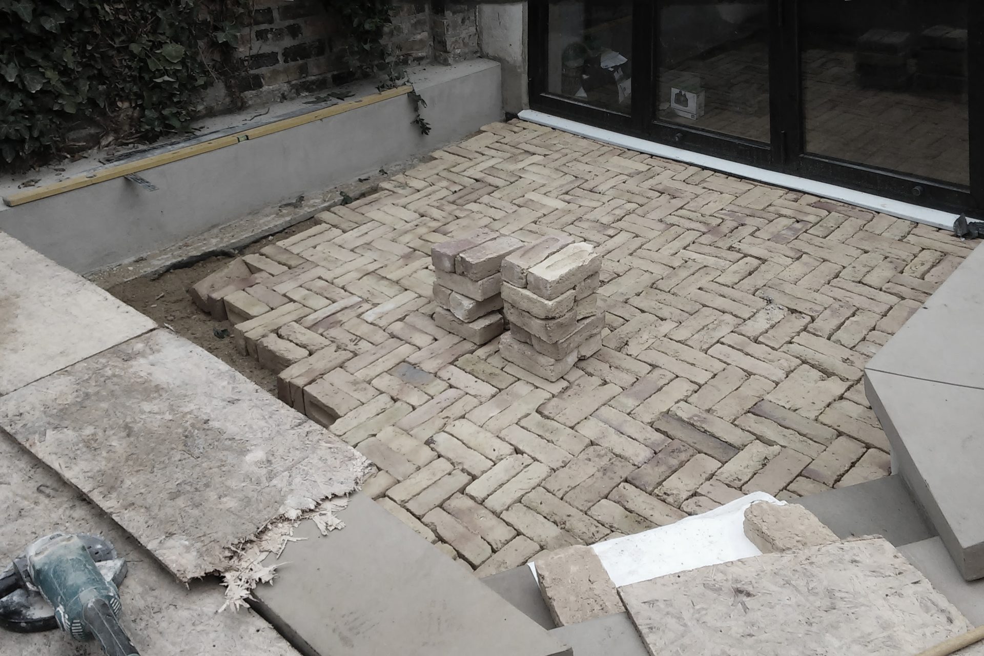 Work in process in Stoke Newing's house